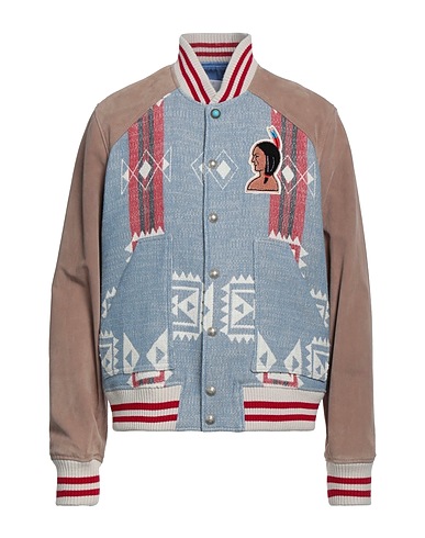BLAST-OFF Bomber Khaki 78% Cotton, 18% Polyester, 4% Other Fibres, Soft Leather
