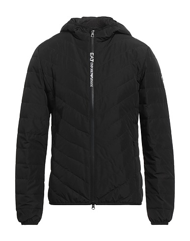 EA7 Piumino Nero 100% Poliestere