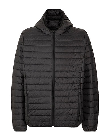 8 by YOOX Piumino ESSENTIAL 100G HOODED DOWN JACKET
 Nero 100% Poliestere riciclato