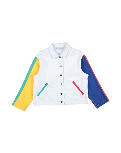 STELLA McCARTNEY KIDS Denim jacket White 98% Cotton, 2% Elastane