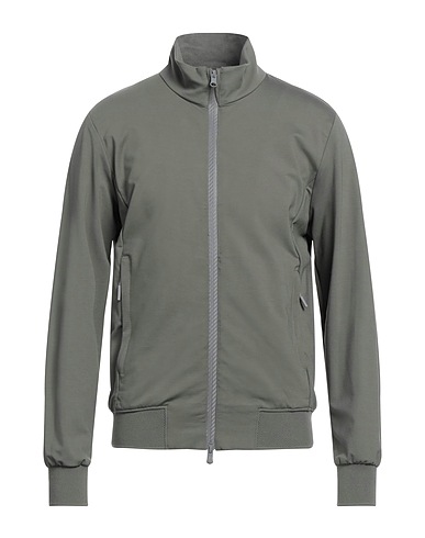 PEOPLE OF SHIBUYA Sweatshirt Military green 58% Rayon, 34% Polyamide, 8% Elastane