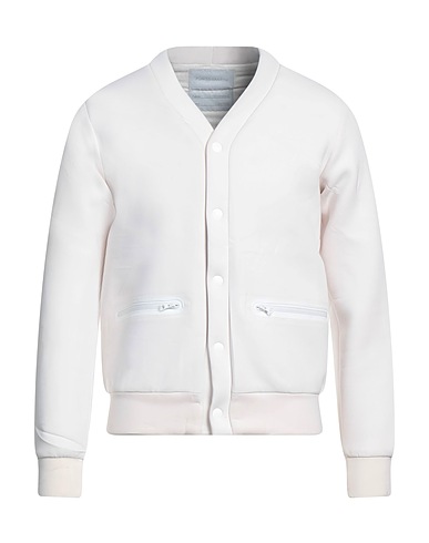 FUMITO GANRYU Jacket Ivory 90% Polyester, 10% Polyurethane