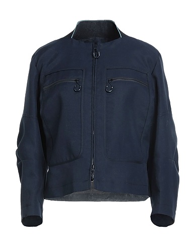 GIORGIO ARMANI Jacke Marineblau 73% Baumwolle, 27% Polyester, Polyamid, Elastan