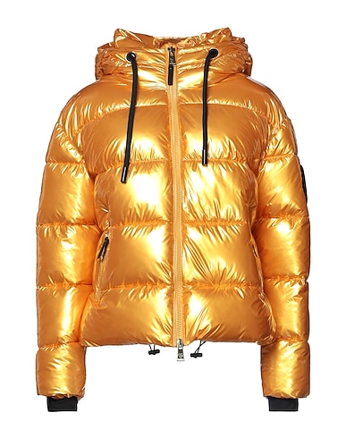 PLEIN SPORT Shell jacket Gold 100% Polyamide