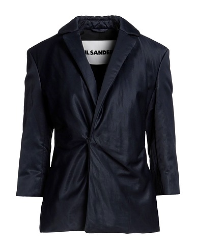 JIL SANDER Blazer Midnight blue 55% Viscose, 35% Linen, 10% Cotton