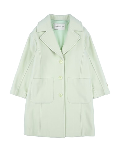 HINNOMINATE Coat Light green 70% Wool, 20% Polyamide, 10% Virgin Wool