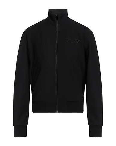 OFF-WHITE™ Bomber Nero 94% Lana Vergine, 5% Lycra®, 1% Poliammide, Lana, Elastan