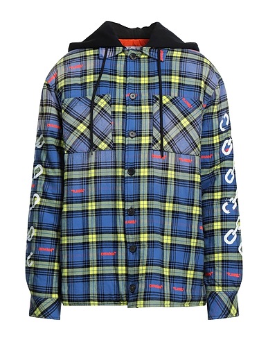 OFF-WHITE™ Jacket Pastel blue 100% Cotton, Horn