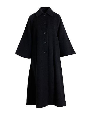REDValentino Coat Black 46% Alpaca wool, 34% Wool, 20% Polyamide