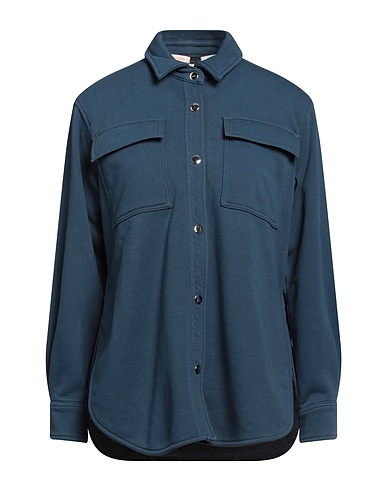 SUN 68 Jacket Navy blue 87% Cotton, 13% Polyester