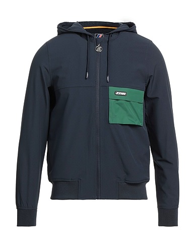K-WAY Bomber Midnight blue 90% Polyester, 10% Elastane, Polyurethane