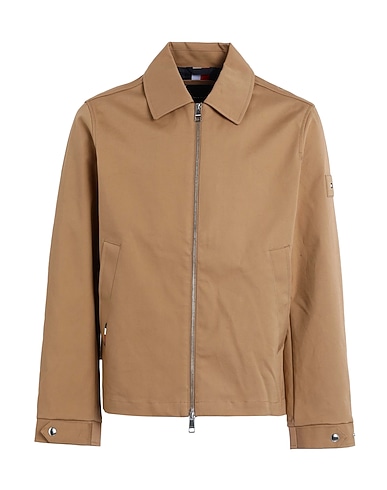 TOMMY HILFIGER Jacket Camel 98% Cotton, 2% Elastane