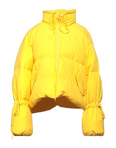 KRIZIA Piumino Giallo 75% Poliammide, 25% Cotone