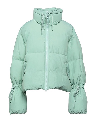 KRIZIA Piumino Verde chiaro 75% Poliammide, 25% Cotone