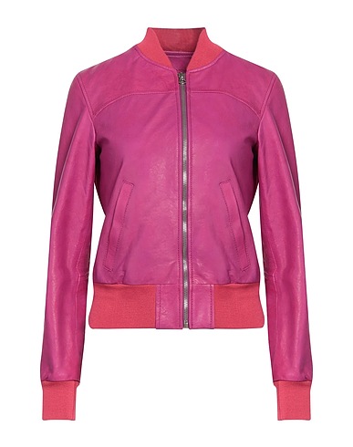 MASTERPELLE Bomber Fuchsia Soft Leather