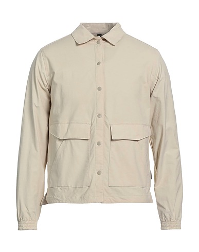 NAPAPIJRI Camicia tinta unita Beige 100% Poliestere