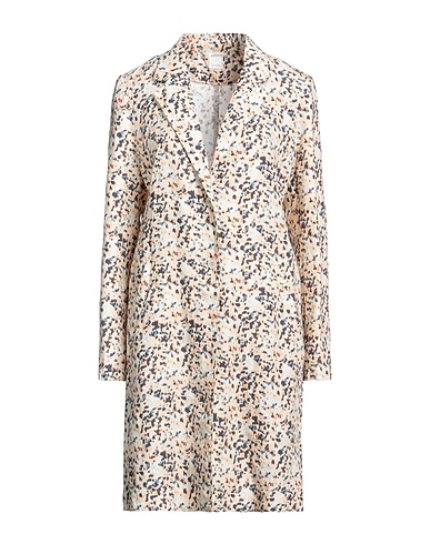 120% LINO Full-length jacket Beige 100% Linen