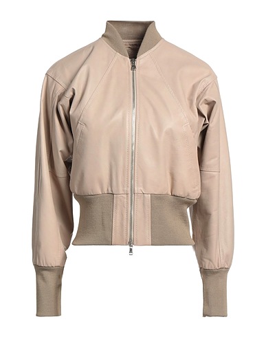 MASTERPELLE Bomber Beige Soft Leather