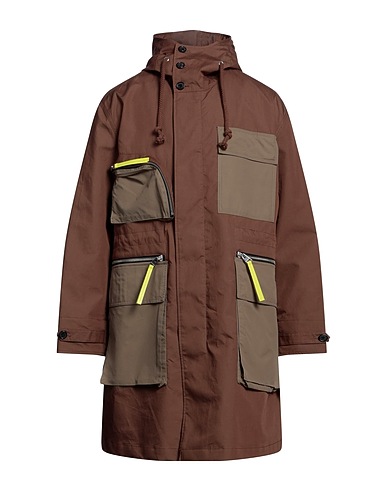 JW ANDERSON Full-length jacket Brown 82% Polyester, 18% Cotton
