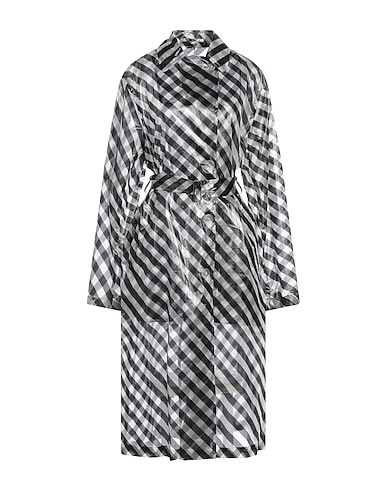 DRIES VAN NOTEN Full-length jacket 55% Polyamide, 45% Silk