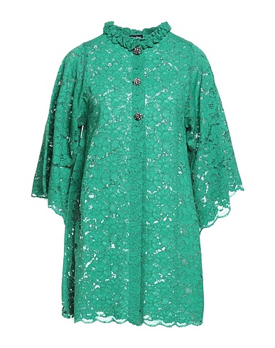 CHARLOTT Full-length jacket Green 100% Viscose