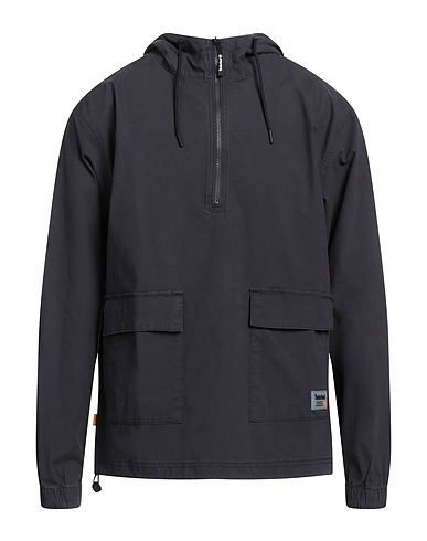 TIMBERLAND Full-length jacket Charcoal 98% Cotton, 2% Elastane