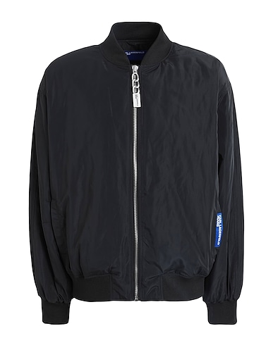 KARL LAGERFELD JEANS Bomber KLJ LOGO BOMBER JACKET
 Black 100% Recycled polyester