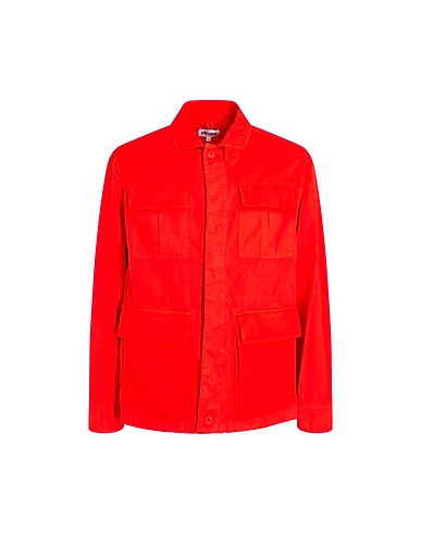 KENZO Jacket Red 100% Cotton, Polyamide