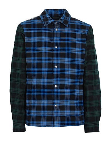 WOOLRICH パファージャケット CHECK OVERSHIRT  ブラック コットン 100%