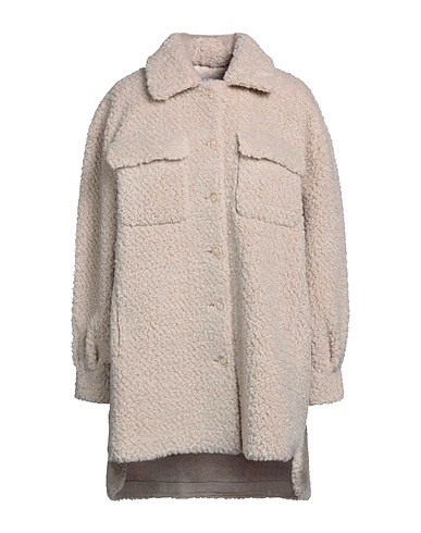 BULLY Solid colour shirts & blouses Beige 100% Polyester