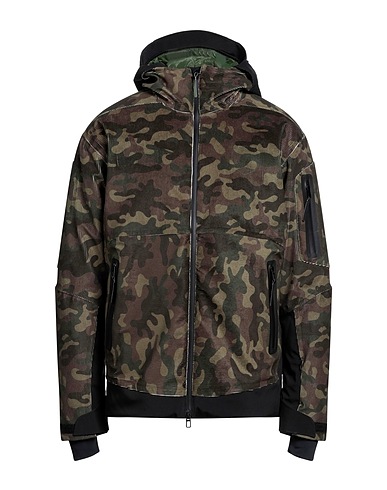 JAAM Piumino Verde militare 91% Poliammide, 5% Poliuretano, 4% Elastan