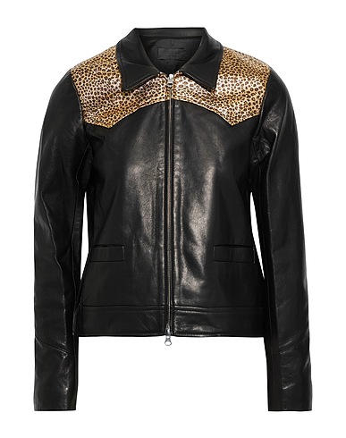 NILI LOTAN Biker jacket Black 100% Lambskin