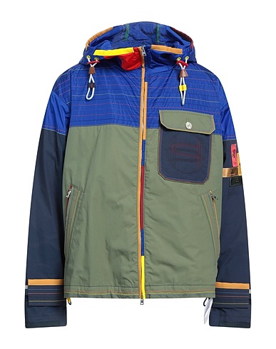 PEUTEREY Full-length jacket Bright blue 100% Polyamide, Cotton