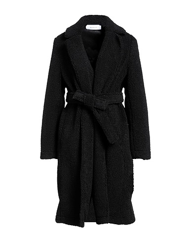 DOOR TWENTYFIVE Kunstpelz Schwarz 100% Polyester