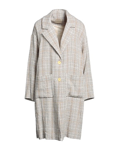MOMONÍ Coat White 57% Linen, 43% Cotton