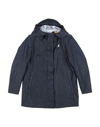 K-WAY Jacket Blue 100% Cotton