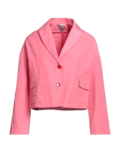 ROSÉ A POIS Blazer Salmon pink 100% Polyester