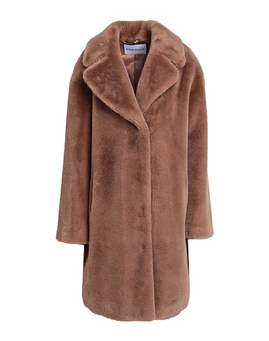 STAND STUDIO Teddy Coat Light brown 100% Polyester