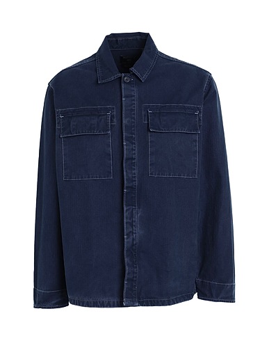 DOCKERS Denim jacket Navy blue 100% Cotton