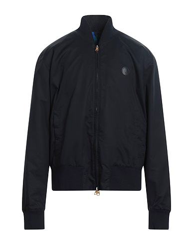 DUNHILL Bomber Midnight blue 100% Cotton, Polyamide, Elastane