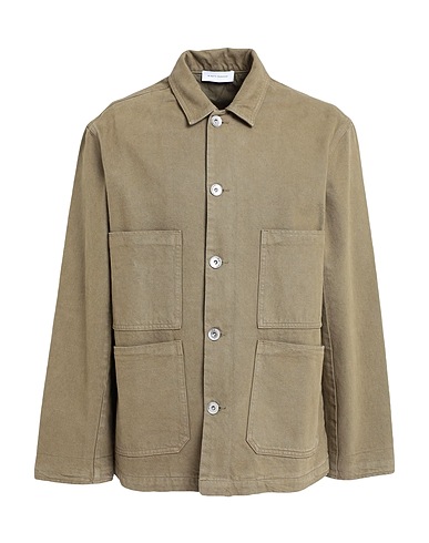 NINETY PERCENT Denim jacket Military green 100% Organic cotton