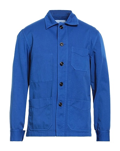 (+) PEOPLE Full-length jacket Blue 100% Cotton