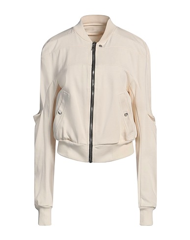 RICK OWENS Bomber Off white 100% Cotton
