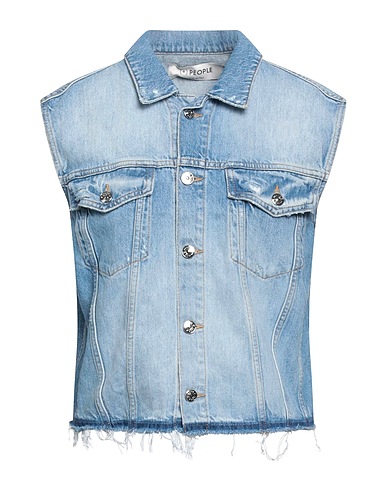 (+) PEOPLE Denim jacket Blue 100% Cotton