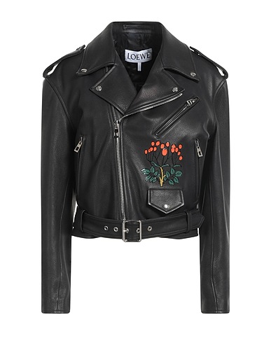 LOEWE Biker jacket Black Lambskin