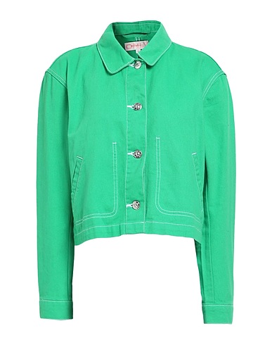 ONLY Denim jacket Green 100% Cotton
