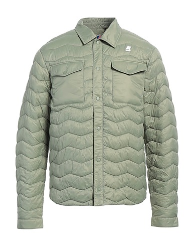 K-WAY Shell  jacket Sage green 52% Polyamide, 48% Recycled polyamide