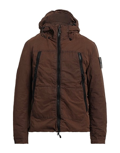 OUTHERE Giubbotto Marrone 68% Nylon, 32% Cotone