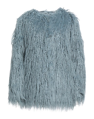 GAëLLE Paris Teddy Coat Pastel blue 100% Polyester