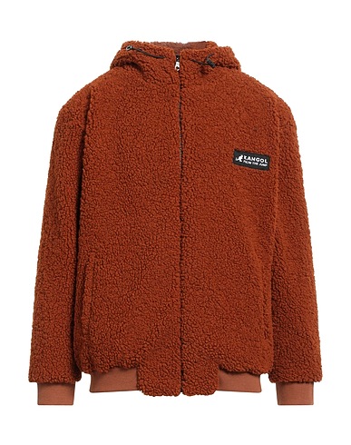 KANGOL Teddy Coat Brown 100% Polyester